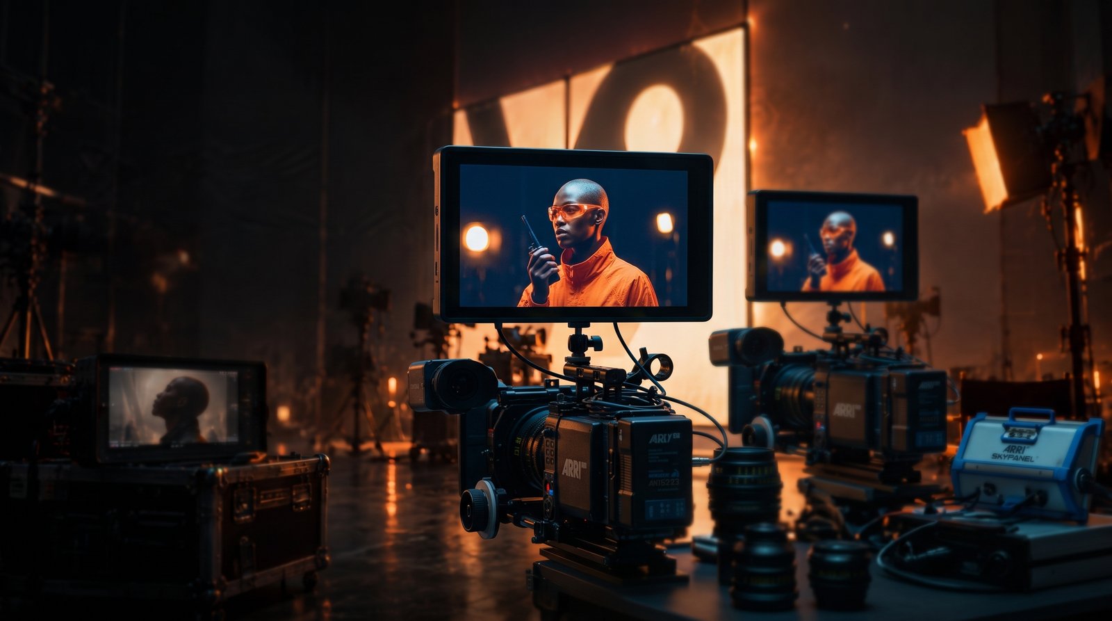 V9 film studio and cinema equipment