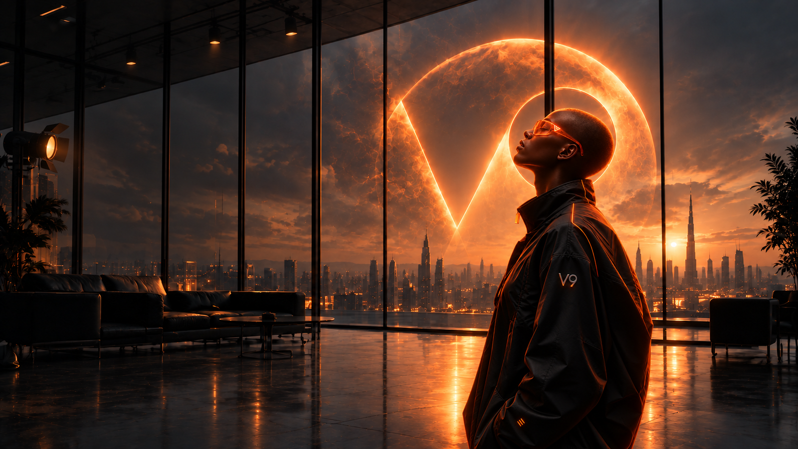 Future Human creative portrait